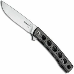 Boker Knives Boker Plus 01BO748 FR Mini Brad Zinker EDC Drop Point Titanium Frame Lock Flipper Knife