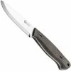 Boker Knives Boker Arbolito Bushcraft Micarta 02BA331 - N690 Drop Point Fixed Blade - Linen Micarta