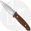 Boker Knives Boker Plus Cub Pro 02BO029 - Lucas Burnley - Satin D2 Drop Point Fixed Blade - Brown Micarta - Leather Sheath 1 Boker Knives Boker Plus Cub Pro 02BO029 - Lucas Burnley - Satin D2 Drop Point Fixed Blade - Brown Micarta - Leather Sheath -Cheap Case Knives Store BK 02BO029 OPEN FRONT