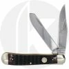 Boker Knives Boker Trapper Knife 110812 - D2 Steel Blades - Jigged Brown Bone - German Import -Cheap Case Knives Store BK 110812 OPEN FRONT