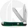 Boker Knives Boker Trapper Knife 110829 - D2 Steel Blades - Smooth Green Bone - German Import -Cheap Case Knives Store BK 110829 MAIN