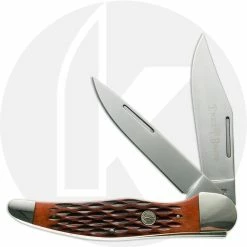 Boker Knives Boker Folding Hunter 110836 - D2 Steel Blades - Jigged Brown Bone - German Import