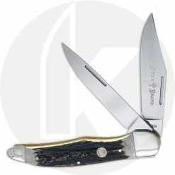 Boker Knives Boker Folding Hunter 110840ST - D2 Steel Blades - Stag Handle - German Import