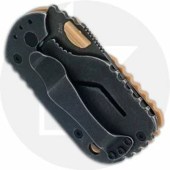 Boker Knives Boker Subcom 2.0 01BO529 - Chad Los Banos EDC - Dark Stonewash D2 - Coyote Zytel And Stonewash Steel - Frame Lock -Cheap Case Knives Store BO 01BO529 CLOSED BACK