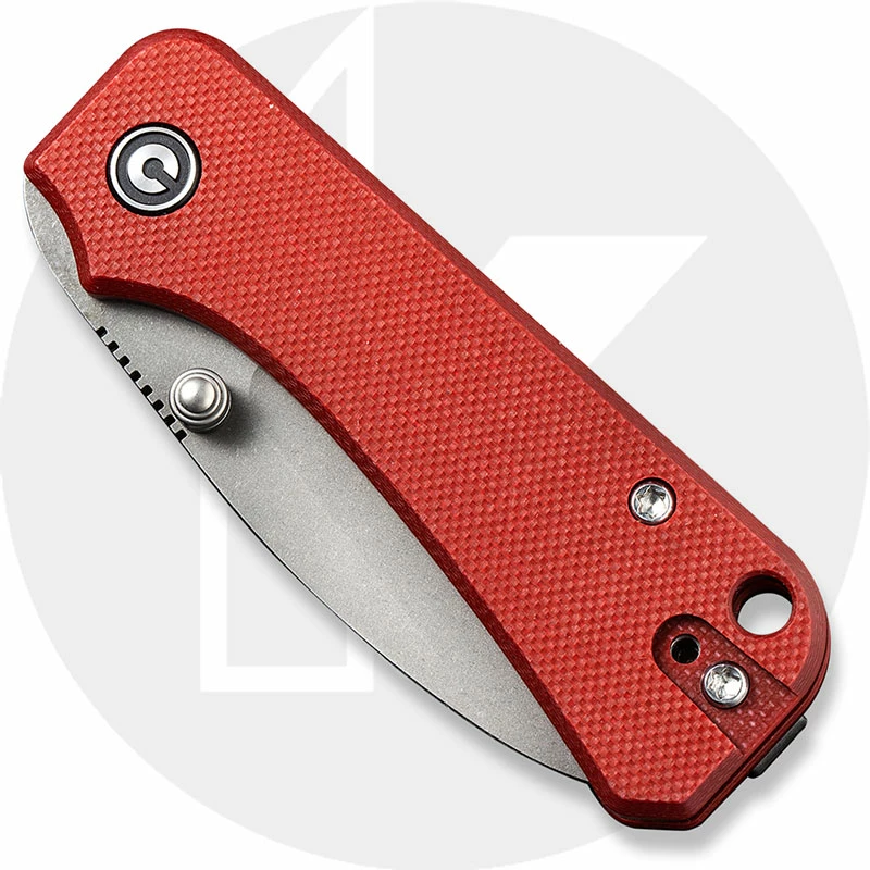 CIVIVI Knives CIVIVI Baby Banter C19068S-6 - Gray Stonewash Nitro-V - Burgundy G10 - Liner Lock Folder 4 CIVIVI Knives CIVIVI Baby Banter C19068S-6 - Gray Stonewash Nitro-V - Burgundy G10 - Liner Lock Folder - Image 2