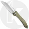 CIVIVI Knives CIVIVI Hadros Knife C20004-3 - Value Price EDC - Satin Wharncliffe - Olive Micarta - Liner Lock Folder -Cheap Case Knives Store C20004 3 Hadros OPEN FRONT