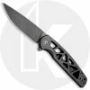 CIVIVI Knives CIVIVI Perf Knife C20006-B - Value Price EDC - Black Stonewash Nitro-V Drop Point - Black Skeletonized Stainless Steel - Frame Lock - Flipper Folder -Cheap Case Knives Store C20006 B Perf OPEN FRONT