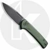 CIVIVI Knives CIVIVI Conspirator C21006-2 - Black Stonewash Nitro-V - Green Micarta - Button Lock Flipper Folder 1 CIVIVI Knives CIVIVI Conspirator C21006-2 - Black Stonewash Nitro-V - Green Micarta - Button Lock Flipper Folder -Cheap Case Knives Store C21006 2 Conspirator OPEN FRONT