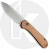 CIVIVI Knives CIVIVI Button Lock Elementum C2103D - Gray Stonewash 14C28N - Brown Micarta - Manual Action - Button Lock Folder -Cheap Case Knives Store C2103D Button Lock Elementum OPEN FRONT