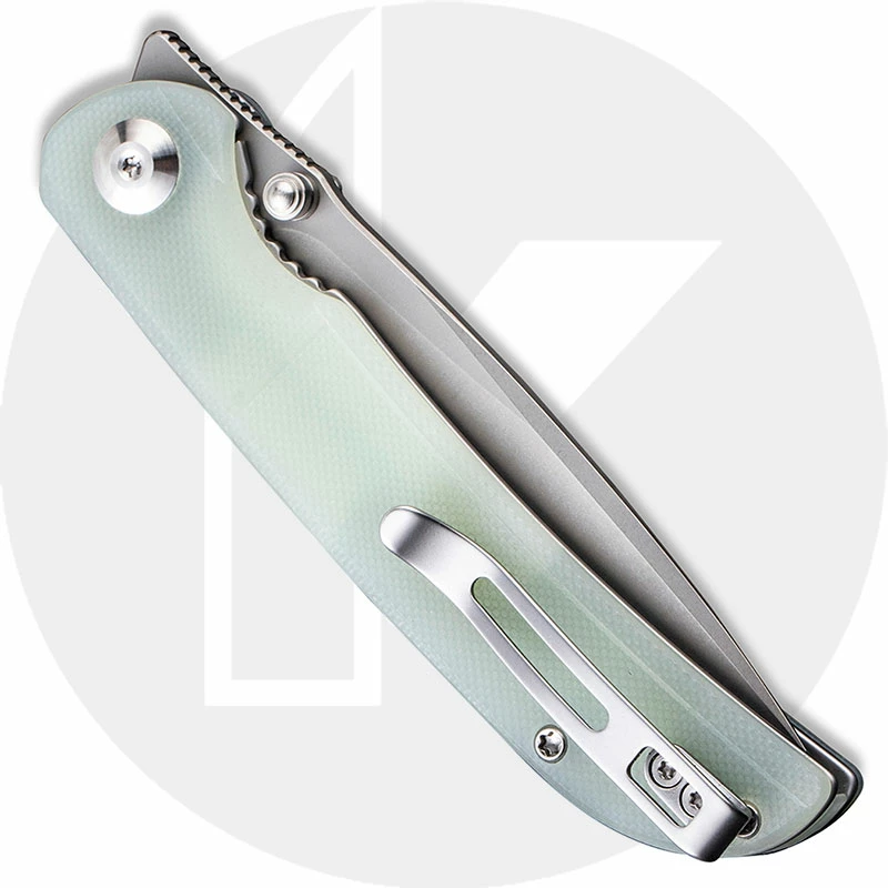 CIVIVI Knives CIVIVI Imperium Knife C2107A - Value Price EDC - Stonewash Nitro-V Drop Point - Natural G10 - Liner Lock - Front Flipper Folder 5 CIVIVI Knives CIVIVI Imperium Knife C2107A - Value Price EDC - Stonewash Nitro-V Drop Point - Natural G10 - Liner Lock - Front Flipper Folder - Image 3