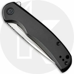 CIVIVI Knives CIVIVI NOx C2110B - Satin Nitro-V Drop Point - Black Stainless Steel - Frame Lock Flipper Folder 6 CIVIVI Knives CIVIVI NOx C2110B - Satin Nitro-V Drop Point - Black Stainless Steel - Frame Lock Flipper Folder -Cheap Case Knives Store C2110B CLOSED FRONT