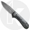 CIVIVI Knives CIVIVI Elementum C907C-DS2 - Black Damascus Drop Point - Shredded CF / Silvery Shred - Liner Lock Flipper Folder
