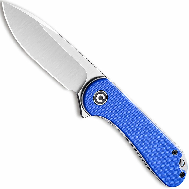 CIVIVI Knives CIVIVI Elementum Knife C907F - Satin D2 Drop Point - Blue G10 - Liner Lock Flipper Folder 3 CIVIVI Knives CIVIVI Elementum Knife C907F - Satin D2 Drop Point - Blue G10 - Liner Lock Flipper Folder