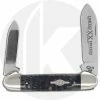 Case Knives Case Canoe Knife 04974 - Limited Edition IV - Pitch Black Bone - 62131SS - Discontinued - BNIB 2 Case Knives Case Canoe Knife 04974 - Limited Edition IV - Pitch Black Bone - 62131SS - Discontinued - BNIB -Cheap Case Knives Store CA 04974 OPEN FRONT
