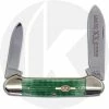 Case Knives Case Canoe Knife 08974 - Limited Edition VIII - Jigged Emerald Bone - 62131SS - Discontinued - BNIB -Cheap Case Knives Store CA 08974 FRONT