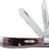 Case Knives Case Mini Trapper Knife 14070 - Limited Edition XIV - Cabernet Bone - 6207SS - Discontinued - BNIB