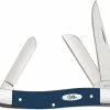 Case Knives Case Medium Stockman Knife 23612 Navy Blue Synthetic 4318SS -Cheap Case Knives Store CA 23612