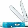 Case Knives Case Mini Trapper Knife 25593 Caribbean Blue Bone 6207SS 2 Case Knives Case Mini Trapper Knife 25593 Caribbean Blue Bone 6207SS -Cheap Case Knives Store CA 25593