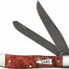 Case Knives Case Trapper Knife 27810 Maple Burl Damascus CV 7254DAM -Cheap Case Knives Store CA 27810