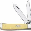 Case Knives Case Mini Trapper, Yellow CV, CA-29