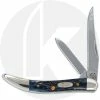 Case Knives Case Small Texas Toothpick 03226 - Mediterranean Blue - 620096SS - Discontinued - BNIB -Cheap Case Knives Store CA 3226 FRONT