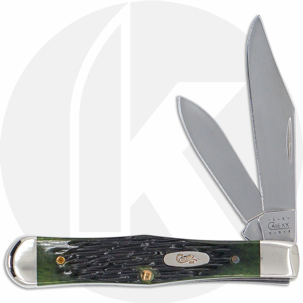 Case Knives Case Mini Coke Bottle Knife 03505 - Hunter Green Bone - 6225 1 / 2SS - Discontinued - BNIB 3 Case Knives Case Mini Coke Bottle Knife 03505 - Hunter Green Bone - 6225 1 / 2SS - Discontinued - BNIB