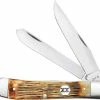 Case Knives Case Trapper Knife 36720 Burnt Cream Bone 6254SS 2 Case Knives Case Trapper Knife 36720 Burnt Cream Bone 6254SS -Cheap Case Knives Store CA 36720