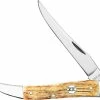 Case Knives Case Medium Texas Toothpick Knife 36724 Burnt Cream Bone 610094SS -Cheap Case Knives Store CA 36724