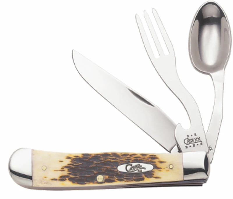 Case Knives Case Hobo, Amber Bone, CA-52 3 Case Knives Case Hobo, Amber Bone, CA-52