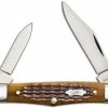 Case Knives Case Half Whittler Knife 52838 Jigged Antique Bone 6208SS -Cheap Case Knives Store CA 52838