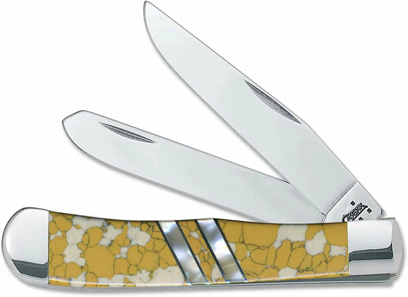 Case Knives Case Trapper Knife 06621 - Exotic Snow Leopard - EX254SS - Discontinued - BNIB 3 Case Knives Case Trapper Knife 06621 - Exotic Snow Leopard - EX254SS - Discontinued - BNIB