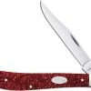 Case Knives Case Slimline Trapper Knife 67006 - Ruby Stardust Kirinite - 101048SS 1 Case Knives Case Slimline Trapper Knife 67006 - Ruby Stardust Kirinite - 101048SS -Cheap Case Knives Store CA 67006