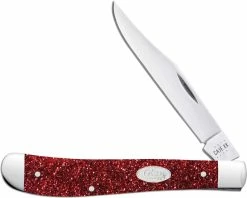 Case Knives Case Slimline Trapper Knife 67006 - Ruby Stardust Kirinite - 101048SS