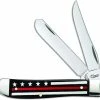 Case Knives Case Mini Trapper Knife 07311 Red Line Stripes Of Service 6207SS -Cheap Case Knives Store CA 7311