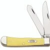Case Knives Case Trapper, Yellow Synthetic, CA-80161 1 Case Knives Case Trapper, Yellow Synthetic, CA-80161 -Cheap Case Knives Store CA 80161