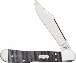 Case Knives Case Mini CopperLock Knife 80545 - Purple Curly Maple Wood - 71749LSS