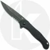 CRKT Knives CRKT Taco Viper Assisted 2267 - Part Serrated Black Stonewash Drop Point - Black GRN - Liner Lock Flipper Folder -Cheap Case Knives Store CR 2267 MAIN