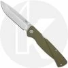 CRKT Knives CRKT Kova 6434 - Ken Steigerwalt Value Price EDC - Satin Drop Point - OD Green GRN - Front Lock Folder