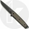 CRKT Knives CRKT Cinco 7091 - Richard Rogers EDC - Black Stonewash D2 Drop Point - Black SS And OD G10 - Frame Lock Flipper Folder