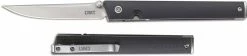CRKT Knives CRKT CEO 7096 Knife Richard Rogers EDC Gent Satin Drop Point Folder Black GRN With IKBS Pivot -Cheap Case Knives Store CR 7096