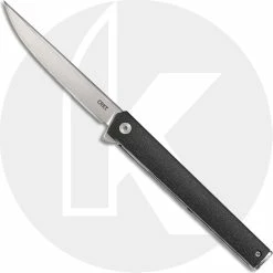 CRKT Knives CRKT CEO Flipper 7097 - Richard Rogers Gents EDC - Satin Blade - Black GRN - Liner Lock Flipper Folder