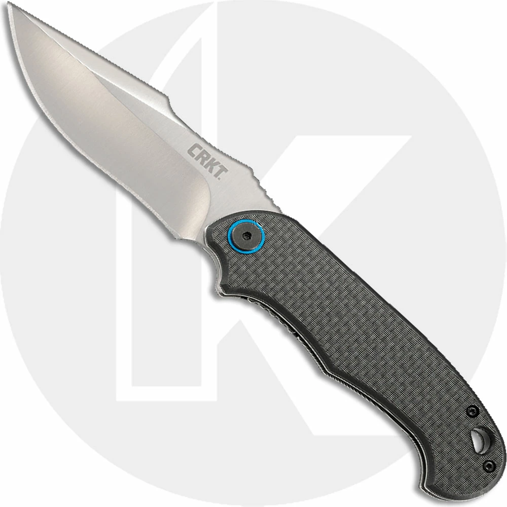 CRKT Knives CRKT PSD 7920 - Jim Hammond Assisted EDC - Satin Clip Point - Carbon Fiber Over Black G10 - Liner Lock Folder 2 CRKT Knives CRKT PSD 7920 - Jim Hammond Assisted EDC - Satin Clip Point - Carbon Fiber Over Black G10 - Liner Lock Folder