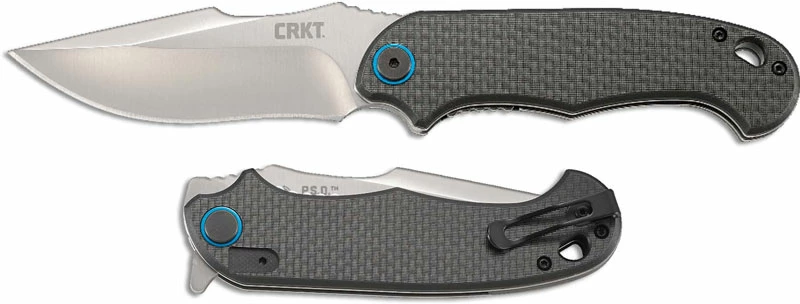 CRKT Knives CRKT PSD 7920 - Jim Hammond Assisted EDC - Satin Clip Point - Carbon Fiber Over Black G10 - Liner Lock Folder 3 CRKT Knives CRKT PSD 7920 - Jim Hammond Assisted EDC - Satin Clip Point - Carbon Fiber Over Black G10 - Liner Lock Folder - Image 2