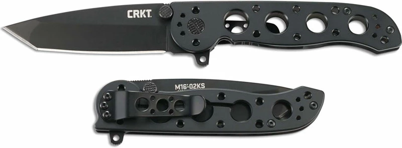 CRKT Knives CRKT M16-02KS Knife Kit Carson Black Tanto Flipper Folder Stainless Steel Frame Lock 4 CRKT Knives CRKT M16-02KS Knife Kit Carson Black Tanto Flipper Folder Stainless Steel Frame Lock - Image 2