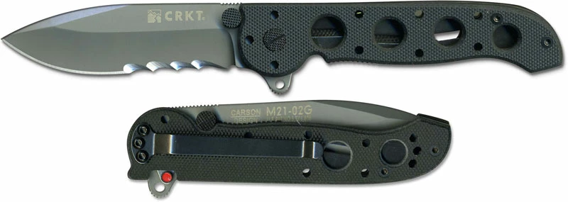 CRKT Knives CRKT M21 G10, Small Part Serrated, CR-M2112G 4 CRKT Knives CRKT M21 G10, Small Part Serrated, CR-M2112G - Image 2