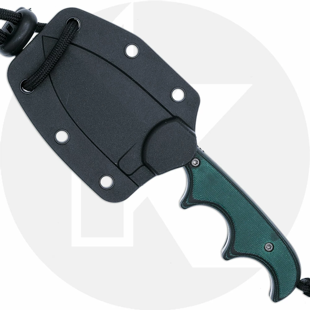 CRKT Knives CRKT Minimalist Spear Point 2396 - Alan Folts - Fixed Blade Neck Knife - Finger Grooved Resin Infused Fiber 4 CRKT Knives CRKT Minimalist Spear Point 2396 - Alan Folts - Fixed Blade Neck Knife - Finger Grooved Resin Infused Fiber - Image 2