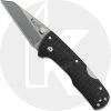 Cold Steel Knives Cold Steel Kiridashi 20KPL - Value Priced EDC - Stonewash Clip Point - Black Griv Ex - Tri-Ad Lock Folder