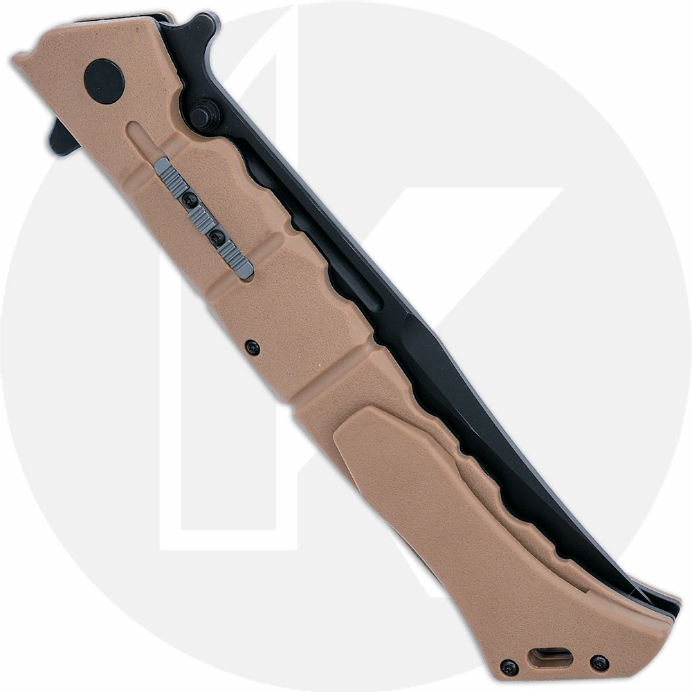 Cold Steel Knives Cold Steel Large Luzon - Black Clip Point - Desert Tan GFN - 20NQX-DTBK 5 Cold Steel Knives Cold Steel Large Luzon - Black Clip Point - Desert Tan GFN - 20NQX-DTBK - Image 3