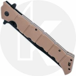 Cold Steel Knives Cold Steel Large Luzon - Black Clip Point - Desert Tan GFN - 20NQX-DTBK 6 Cold Steel Knives Cold Steel Large Luzon - Black Clip Point - Desert Tan GFN - 20NQX-DTBK -Cheap Case Knives Store CS 20NQX DTBK CLOSED FRONT