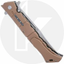 Cold Steel Knives Cold Steel Large Luzon - Satin Clip Point - Desert Tan GFN - 20NQX-DTST -Cheap Case Knives Store CS 20NQX DTST CLOSED BACK